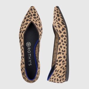 ROTHY'S THE POINT FLATS ANIMAL PRINT SIZE 7